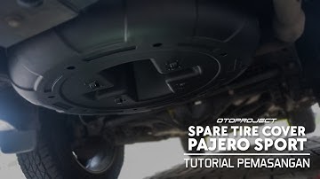 #otoproject_tutorial : INSTALL SPARE TIRE COVER PAJERO SPORT. BAN CADANGAN JADI AMAN!!!