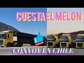 CONVOY POR CHILE POR CUESTA EL MELON 🇨🇱🚛