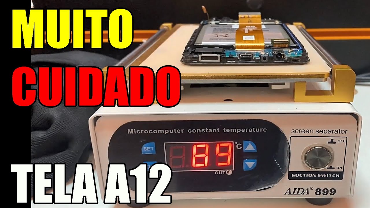 NÃO TROQUE A TELA DO SAMSUNG A12 SEM ANTES VER ESTE VÍDEO