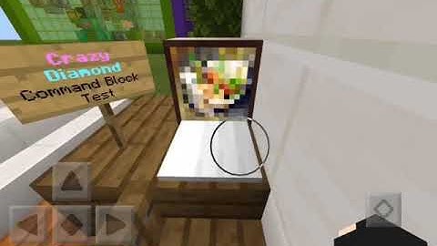 MCPE JOJO: Crazy Diamond Stand Command Block test