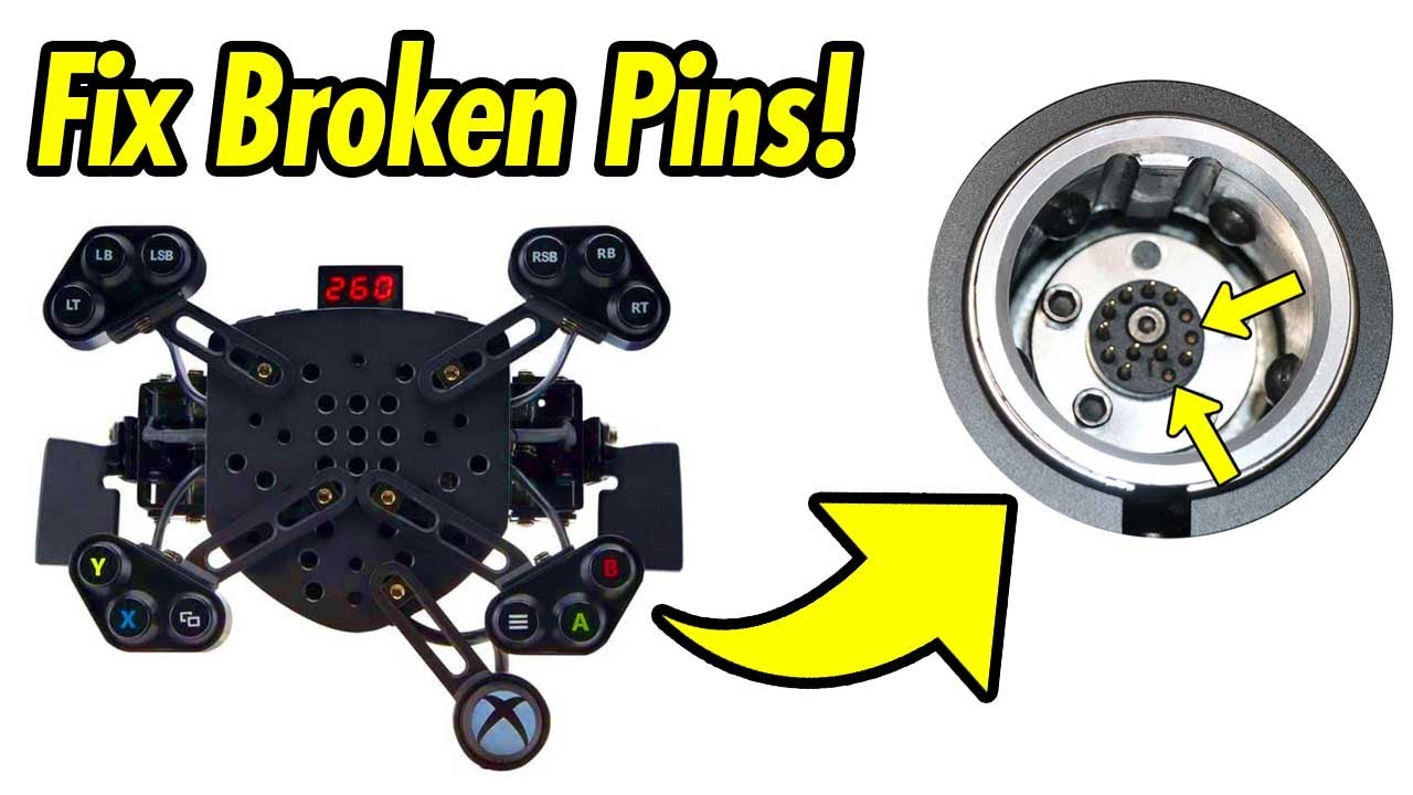 How to Fix Broken Pin on Fanatec Quick Release (Wheel Hub) YouTube