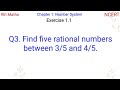 Find five rational numbers between 35 and 45