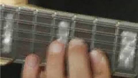 1st Inversion of D Major Guitar Chord on the Top Strings : Guitar Chord Dictionary 21