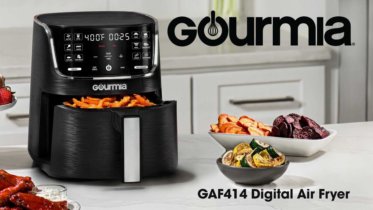 Gourmia 6-qt Digital Window Air Fryer With 12 Presets & Guided