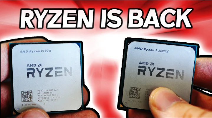 💥 Tests comparatifs : Ryzen 2700X vs 8700K et plus!