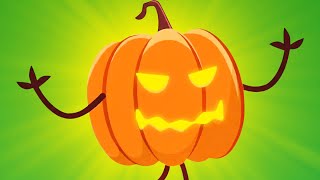 Scary Pumpkin Song and Halloween Cartoon Video for Kids