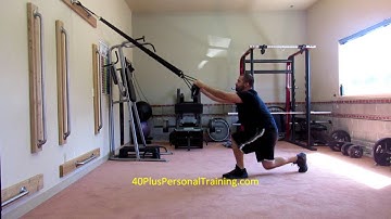 TRX ALTERNATING REVERSE LUNGES