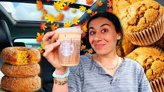 Trying Every FALL Seasonal Menu Item | Fall 2021