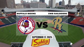 GAME RECAP: Buffalo Bisons vs Scranton/Wilkes-Barre RailRiders 9/17/2025