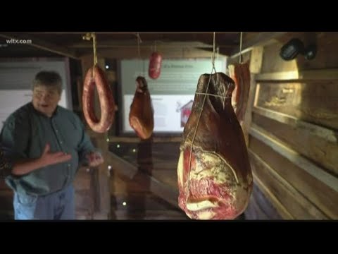 Cayce museum new old school smokehouse - YouTube