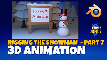 Winter Scene 07: Rigging the Snowman, in Blender 3.1 - Course Part 07