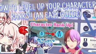 HOW TO LEVEL UP CHARACTER RANKS (AND GET CRYSTALS)!!! AN EASY GUIDE TO PROJECT SEKAI!! || Rin ||