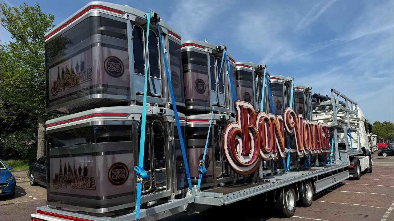 Kermis Hoorn 2024 Transport en opbouw Deel 2