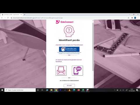 EduConnect - Retrouver son identifiant