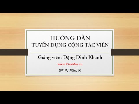 Hướng dẫn tuyển cộng tác viên kinh doanh online