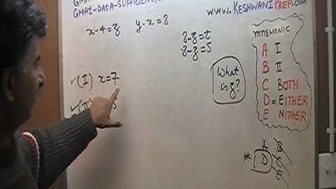 GMAT Data Sufficiency 36 p278 - 13th Edition Official Guide - KeshwaniPrep.com