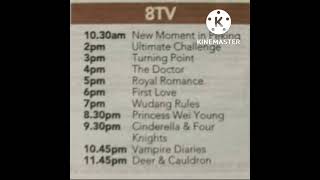 TV8 throwback schedule ??.??. 2017