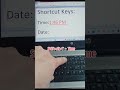 Computer Shortcut tricks #shortvideo