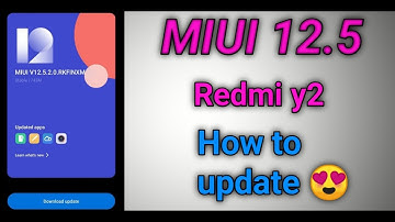 MIUI 12.5 Update In Redmi Y2 | Redmi Y2 MIUI 12.5 Update | How to update redmi y2 miui 12.5