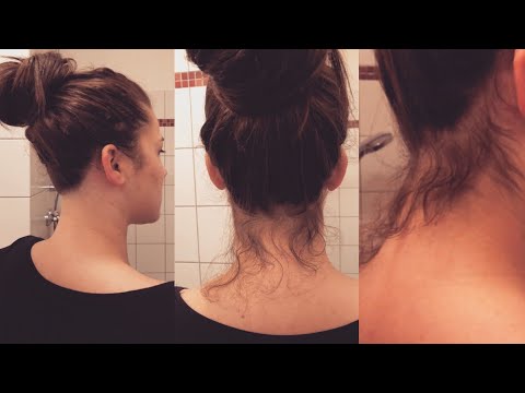 Lästige Nackenhaare entfernen bei Frauen I How to Remove Neck Hairs by Women |Marina Si