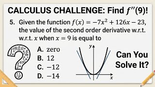 Second order derivative numerical 