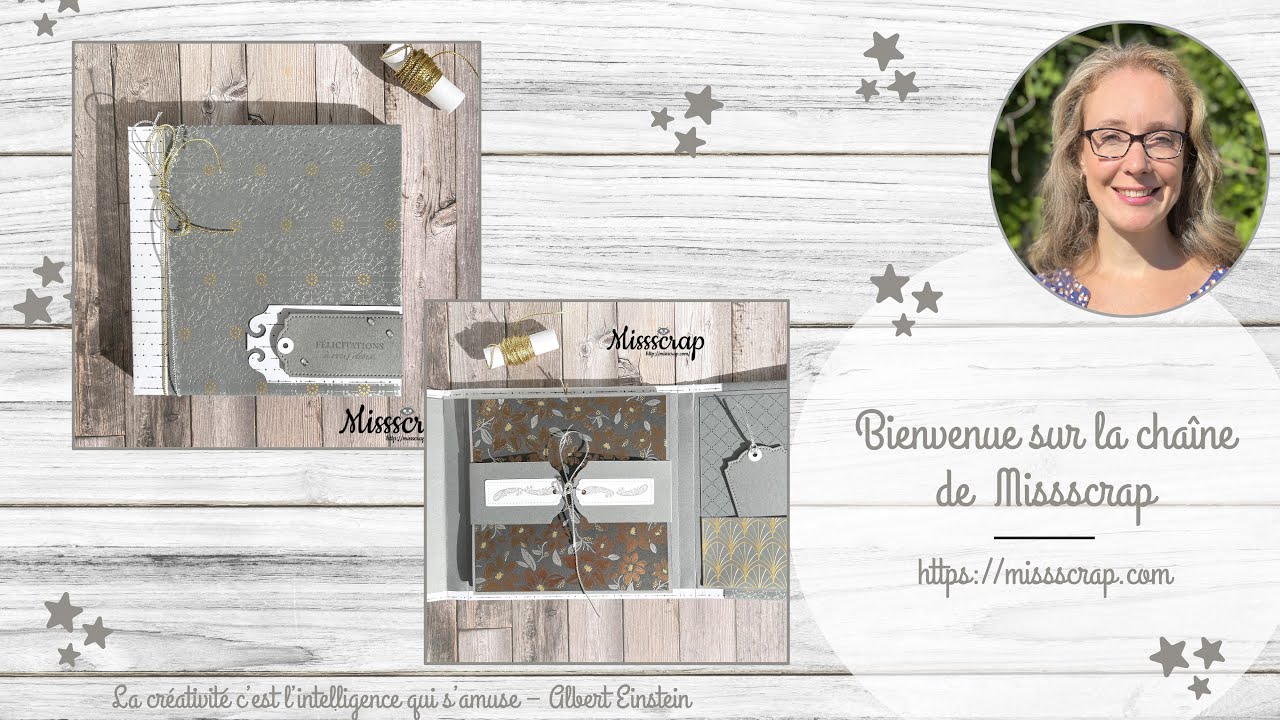 Scrap & papotages #14: un mini album tout en élégance / mini book