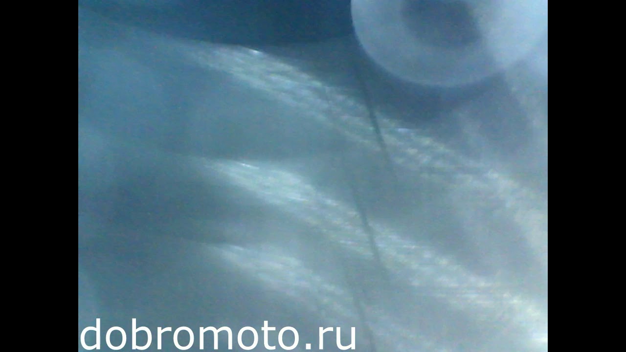 Небольшой задир в цилиндре Victory 2008, пробег 5000 миль - YouTube