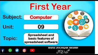 Famous Inter Part-1 Computer Unit 09Lecture No 1 Spreadsheet & basic features #hafizzulfiqarshahid Profile