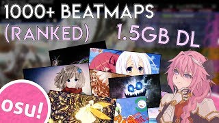 1,000  Beatmap Pack Download (RANKED MAPS)