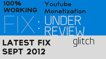 Youtube Monetization "Under Review" FIX - Latest 100% working method