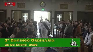 🔴 En Vivo | Misa Católica en Español – 25 de Enero 2026 | 3º Domingo Ordinario