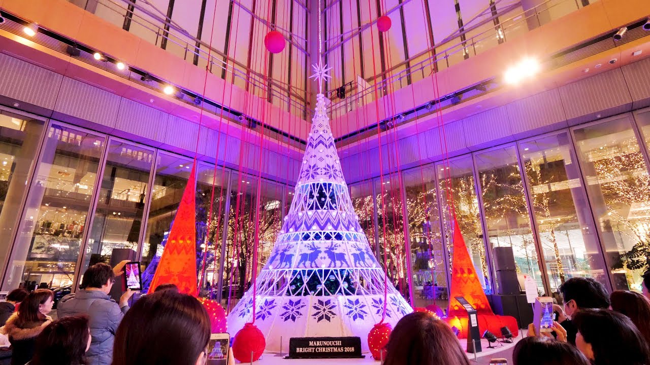4k Ultra Hd 東京のクリスマスイルミネーション 丸の内 日比谷 日本橋 汐留 六本木 Christmas Illuminations In Tokyo Youtube