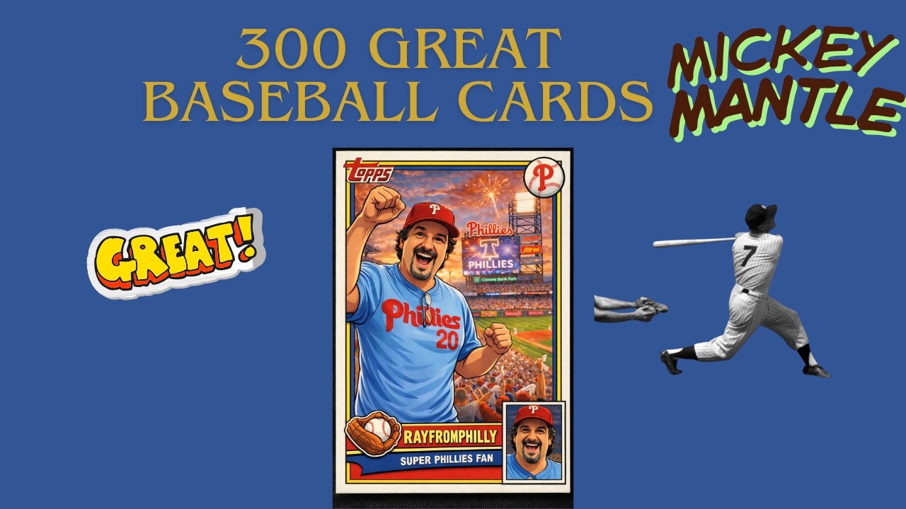 300 Great Baseball Cards by Mike Payne Pickup MICKEY MANTLE!