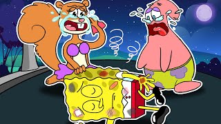 Sandy Im Crying Very Sad Story Animation Poor Baby Spongebob Life Slime Story