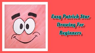 Easy Painting Techniques For Beginners | Patrick Star Easy Drawing Ideas |  Easy Painting Tutorial