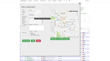 iGoTerra tutorial - Edit my observations