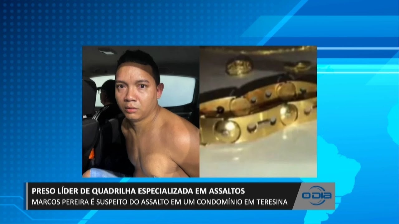 Líder de quadrilha especializada em assaltos é preso em condomínio de Teresina 28 11 2023