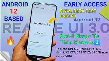Realme Ui 3.0 : Realme ui 3.0 Android 12 | Realme GT Master Edition ui 3.0 Update