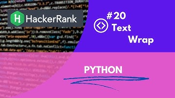 Text wrap problem solution in Python || hackerrank problem || #hackerrank