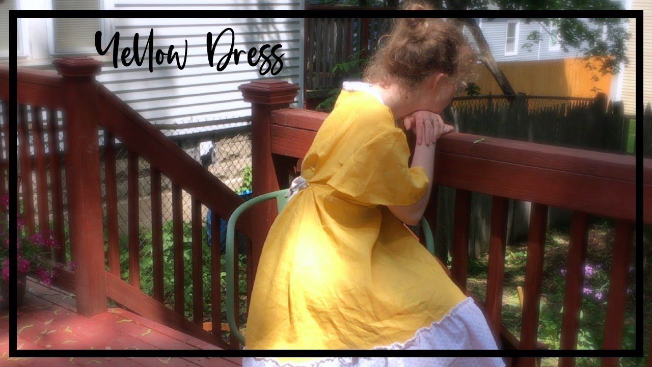Making a Cottagecore Inspired Dress - YouTube