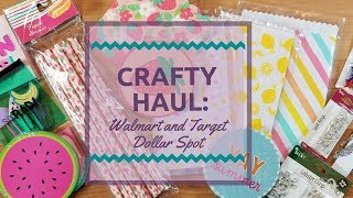 Target Dollar Spot and Walmart Haul