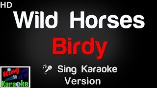 🎤 Birdy - Wild Horses Karaoke Version - King Of Karaoke