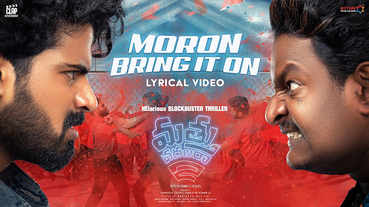 Moron Bring It On Lyrical Video | Mathu Vadalara 2 | Sri Simha, Faria | Ritesh Rana | Kaala Bhairava