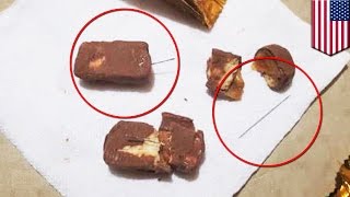 Ужасы Хеллоуина: в конфетах нашли иголки! Ужасы Хеллоуина: в конфетах нашли иголки!