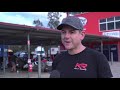 Todd Kelly and John Martin test an S5000 at Queensland Raceway