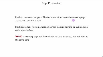 Netsec Buffer Overflow 11 - Page Protection
