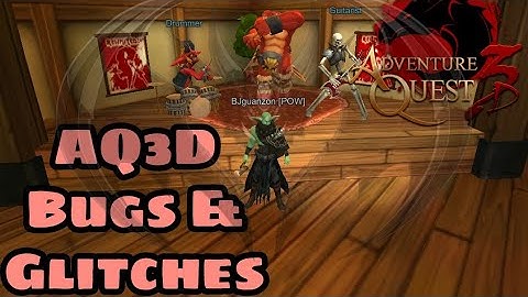 AQ3D | Bugs And Glitches