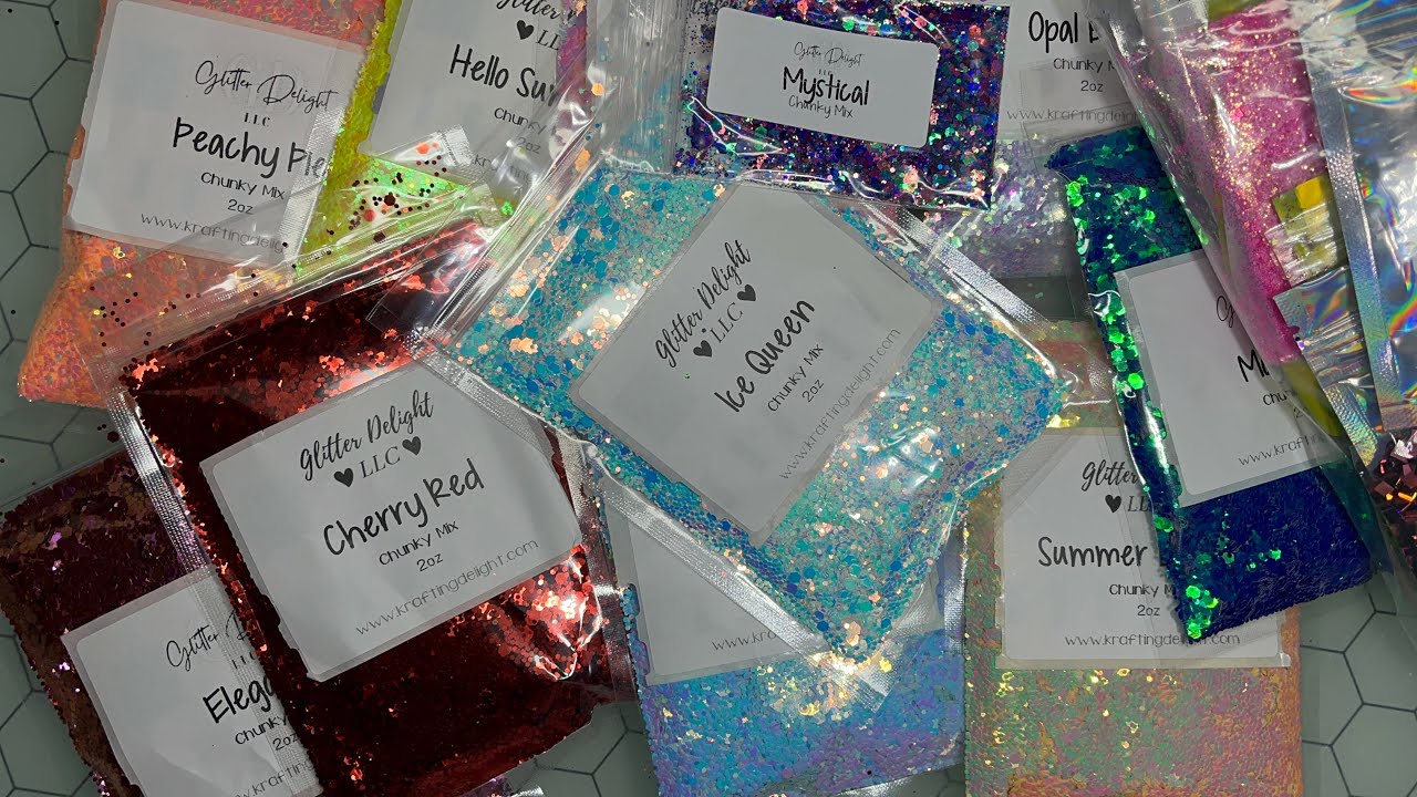 Glitter Delight LLC | Nail Glitter Haul | Tik Tok Made Me Buy It✨✨