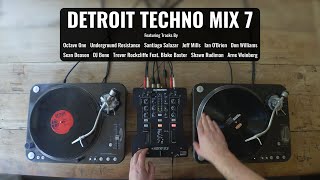 Detroit Techno Mix 7 | With Tracklist | Vinyl Mix