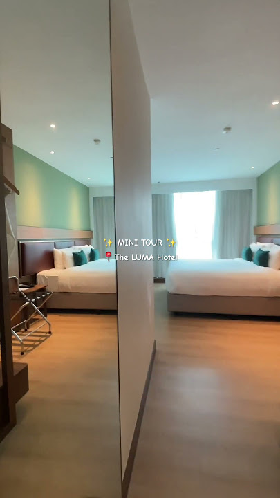 Hotel & room tour!! 👀📍The LUMA Hotel (Kota Kinabalu, Sabah) #shorts #thelumahotel #kotakinabalu